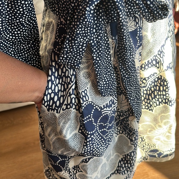 DVF Jewel Dream Dot Mid/Flower Power Wrap Dress - Picture 3 of 8